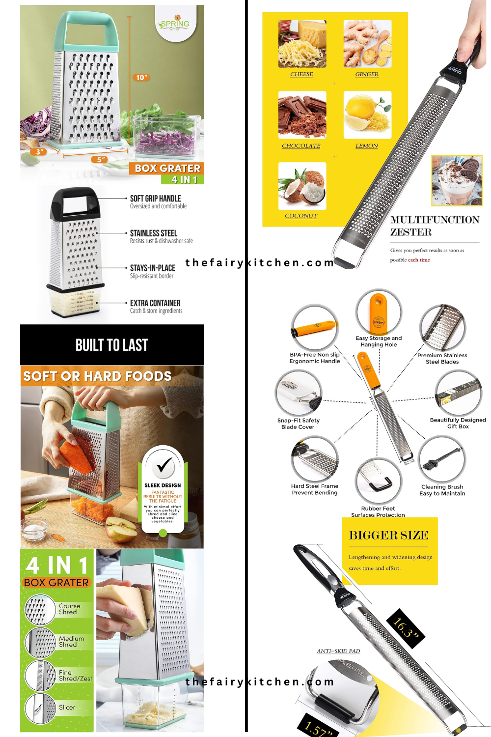 Zester Vs Grater The Fairy Kitchen